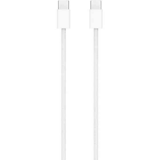 DM Кабель Type-C to Type-C 1m 60W Woven White OEM Харків