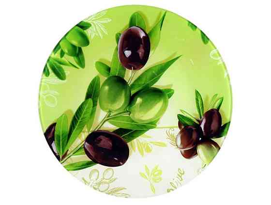 Блюдо кругле Lumines Олива S-3012-T-067 30 см Київ