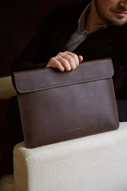 Чехол для ноутбука винтажный Incarne Klouz MacBook Pro 13" 2016-2025 klouz-brown-vintage-pro-13 кори Київ - зображення 4