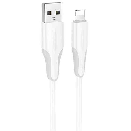 Дата кабель Borofone BX119 New USB to Lightning 2.4A (1m) Херсон