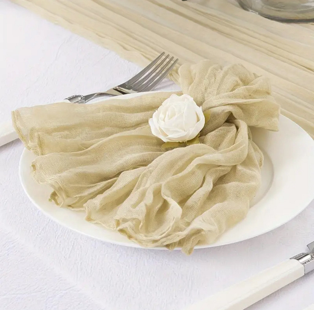 Салфетки сервировочные Leeseph 50х50см бежевые 6 штук Одесса - изображение 2