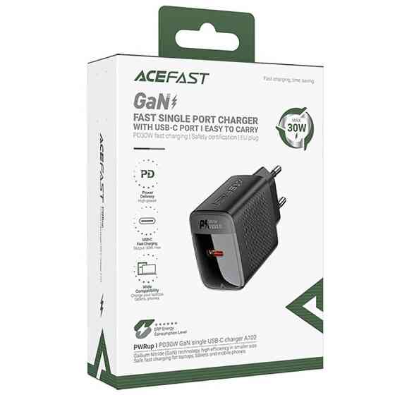 СЗУ Acefast A102 PD30W GaN (1USB-C) Херсон