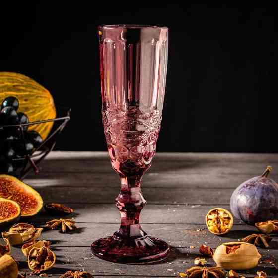 Келих для шампанського OLens Вінтаж 34215-14-3 180 мл рожевий Київ