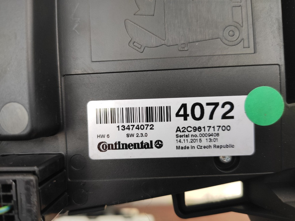 Автомагнитола CD400 Opel Zafira C 2012-2019 (39019098) Ковель - зображення 4