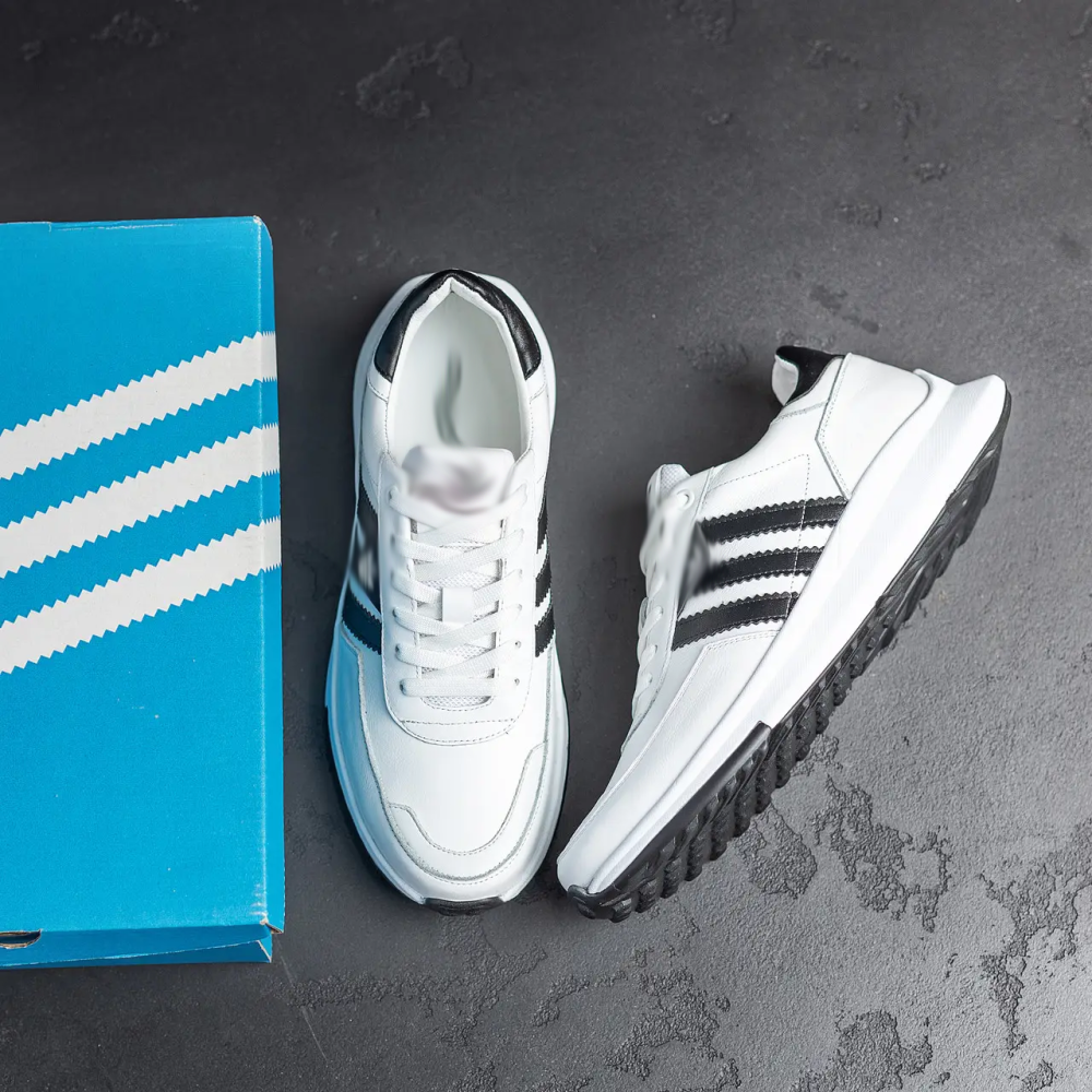 Мужские кожаные кроссовки Retropy White Київ - зображення 10