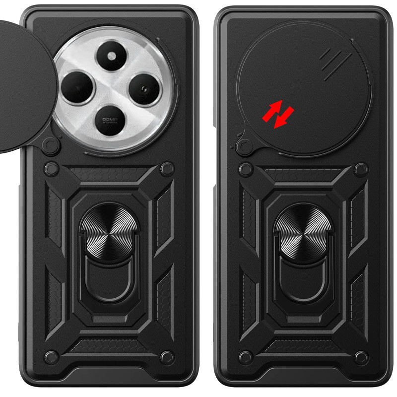 Ударопрочный чехол Camshield Serge Ring для Xiaomi Redmi 14C / A4 / Poco C75 / M7 Херсон - изображение 4