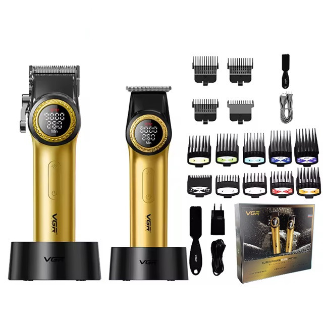 Комплект длят стрижки VGR V-001&V-977 GOLD золотистый Киев - изображение 1