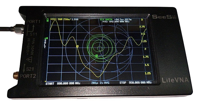 Антенна Yagi 360-480/840-910/1170-3650 МГц 11 дБ, до 25 Вт, RG 58U 3 метра SMA-male Днепр - изображение 5