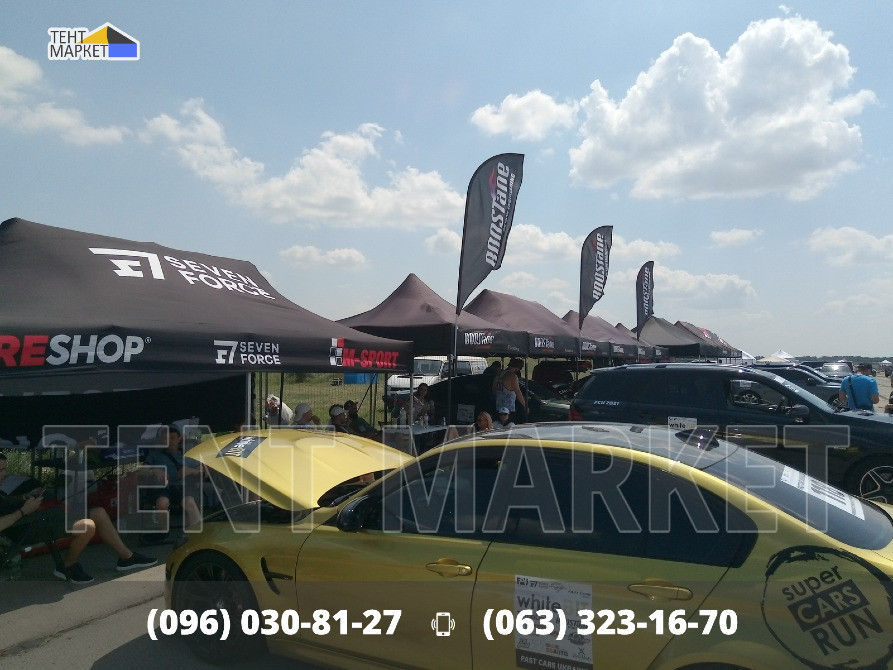 Шатри з брендуванням, рекламні та промо палатки, намети з друком логотипів виготовлення пошиття Запоріжжя - зображення 7