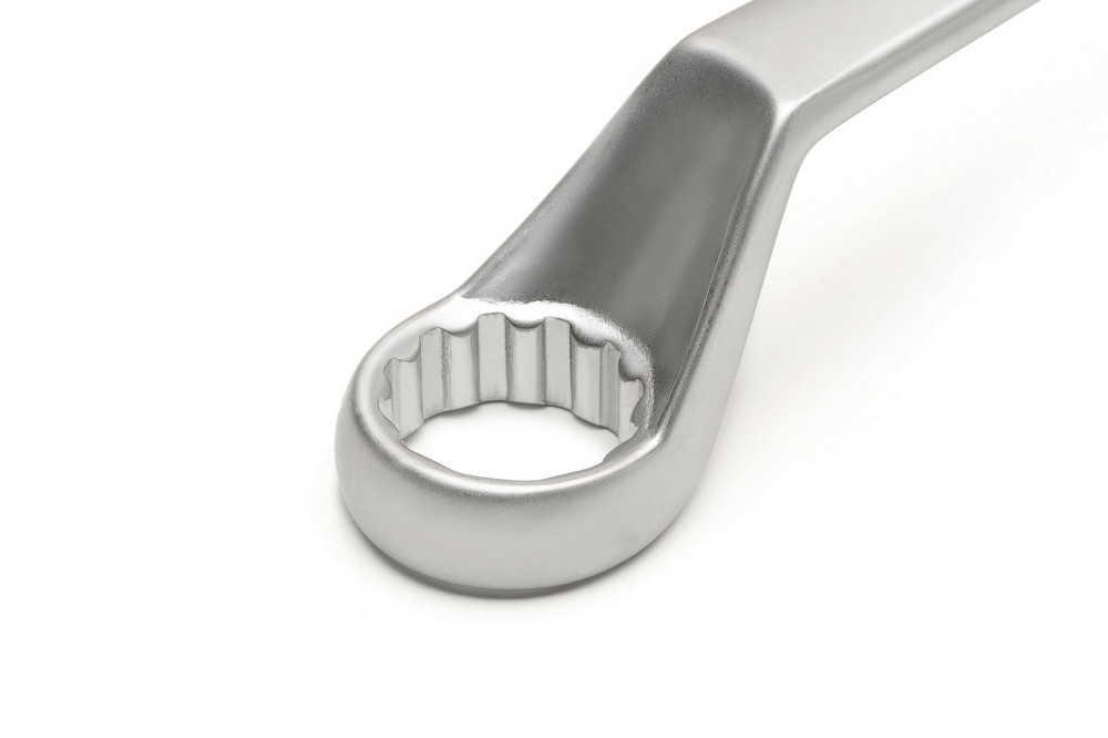 Ключи накидные MASTERTOOL SATIN FINISH набор 12 шт (6–25/27/28/30/32 мм) CrV DIN 838 72-3112 Харьков - изображение 3