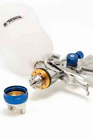 Краскопульт пневматический MASTERTOOL HVLP GLAZE ВПЛБ 600 мл Ø 1,4 мм круглый/плоский факел 150-220  Харьков