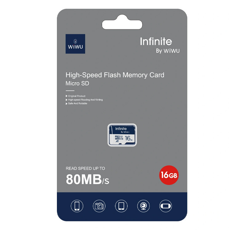 Карта памяти Wiwu Wi-FC004 Infinite Series (U1, C10) microSDXC Class 10 - 16GB (без адаптера) Херсон - зображення 2