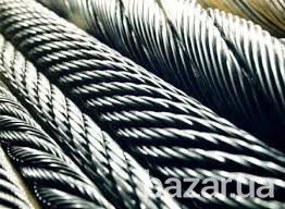 Канат из нержавеющей стали  ДИН 3055 (ГОСТ 3066-80) 12,00 мм,  Конструкция 7х7 Київ - зображення 1