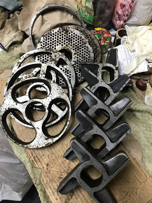 Ножи, решітки на волчки-мʼясорубки К7-ФВП-200, 160, 114, 82, полтавські. Заводські. Продам. Полтава - зображення 2