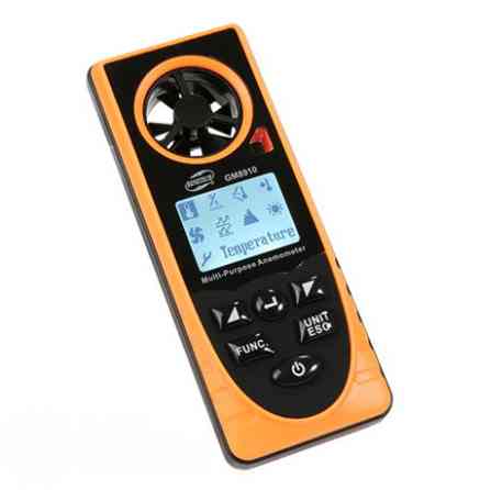 Многофункциональный анемометр-метеостанция 0,7-30м/с, -20-60°C BENETECH GM8910 Харків