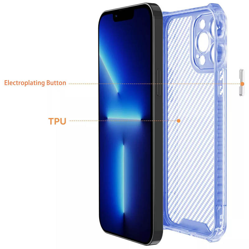 Чехол TPU Ease Carbon color series для Apple iPhone 12 Pro Max (6.7") Херсон - изображение 2