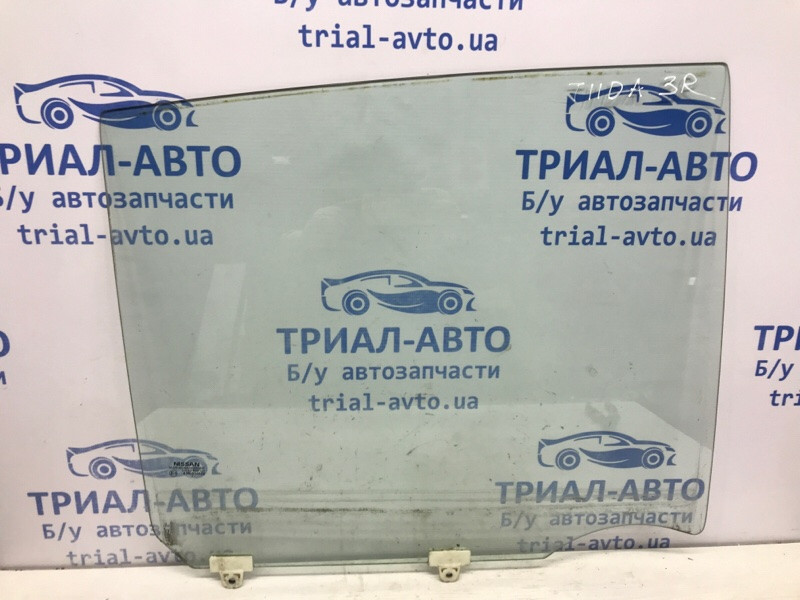 Стекло двери заднее правое Nissan Tiida C11 1.6 БЕНЗИН HR16 2004 (б/у) Киев - изображение 1
