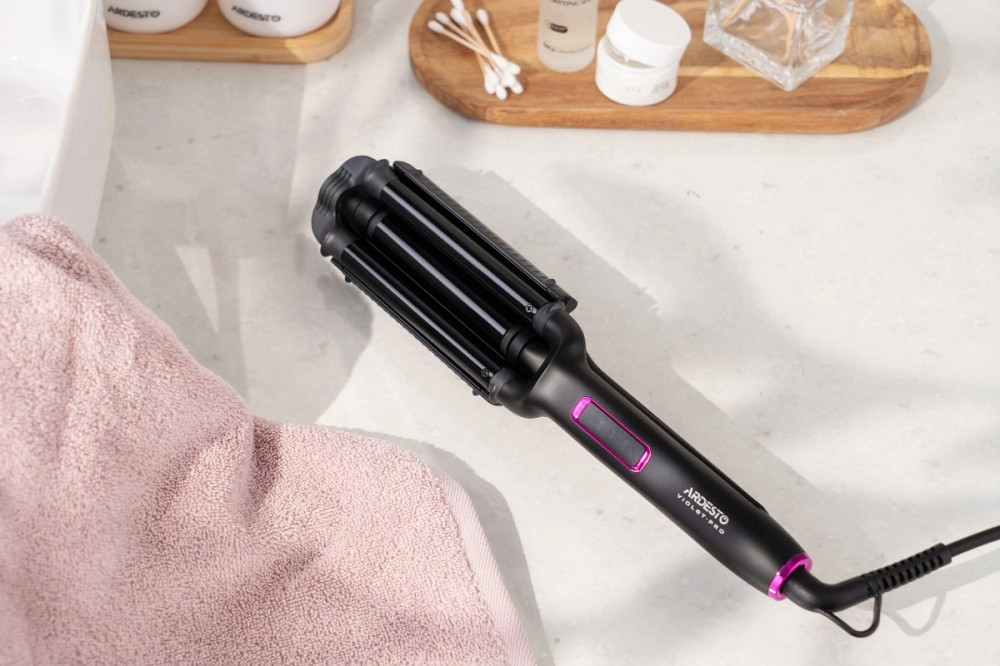 Плойка для создания локонов Ardesto Violet Pro HC-Y220PRO 90 Вт черный Киев - изображение 9