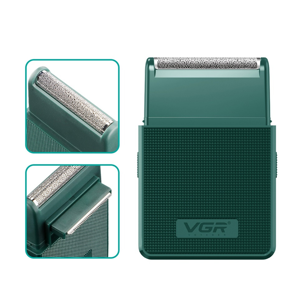 Электробритва VGR V-376 GREEN зеленая Київ - зображення 3