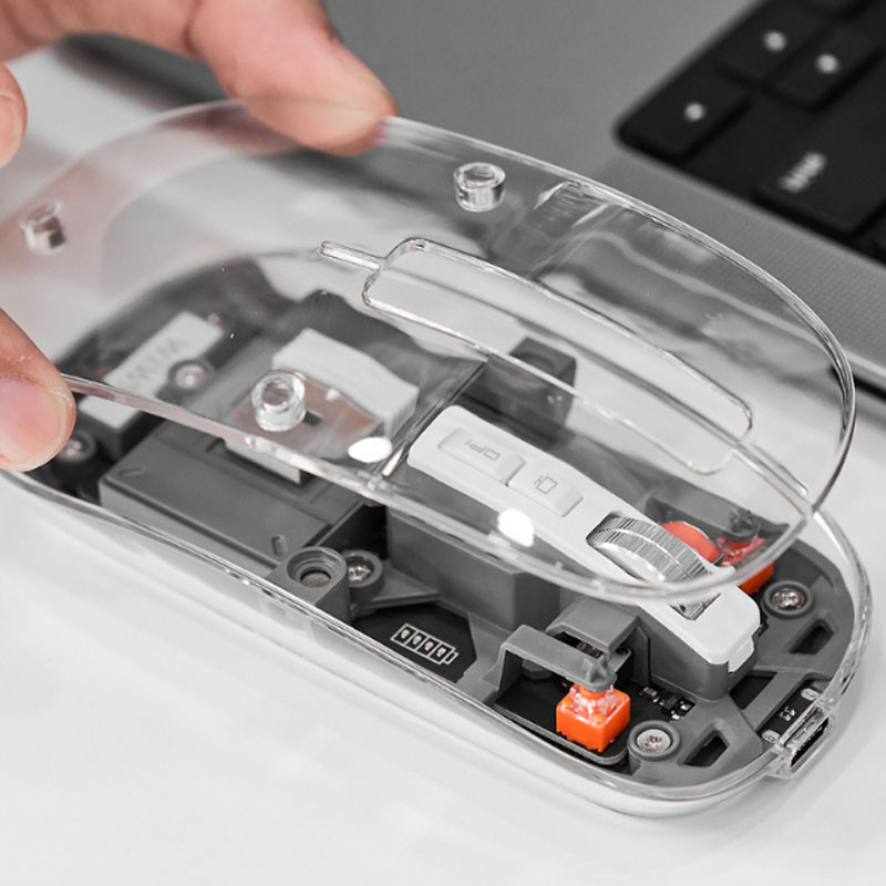 Беспроводная мышь WIWU Crystal WM105 Dual bluetooth+2.4G Херсон - изображение 3