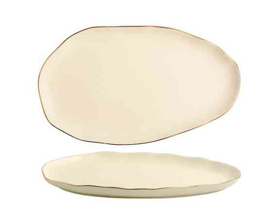 Страва овальна 6783 18х30.5 см бежева Київ