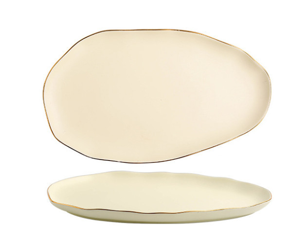 Страва овальна 6783 18х30.5 см бежева Київ - зображення 1