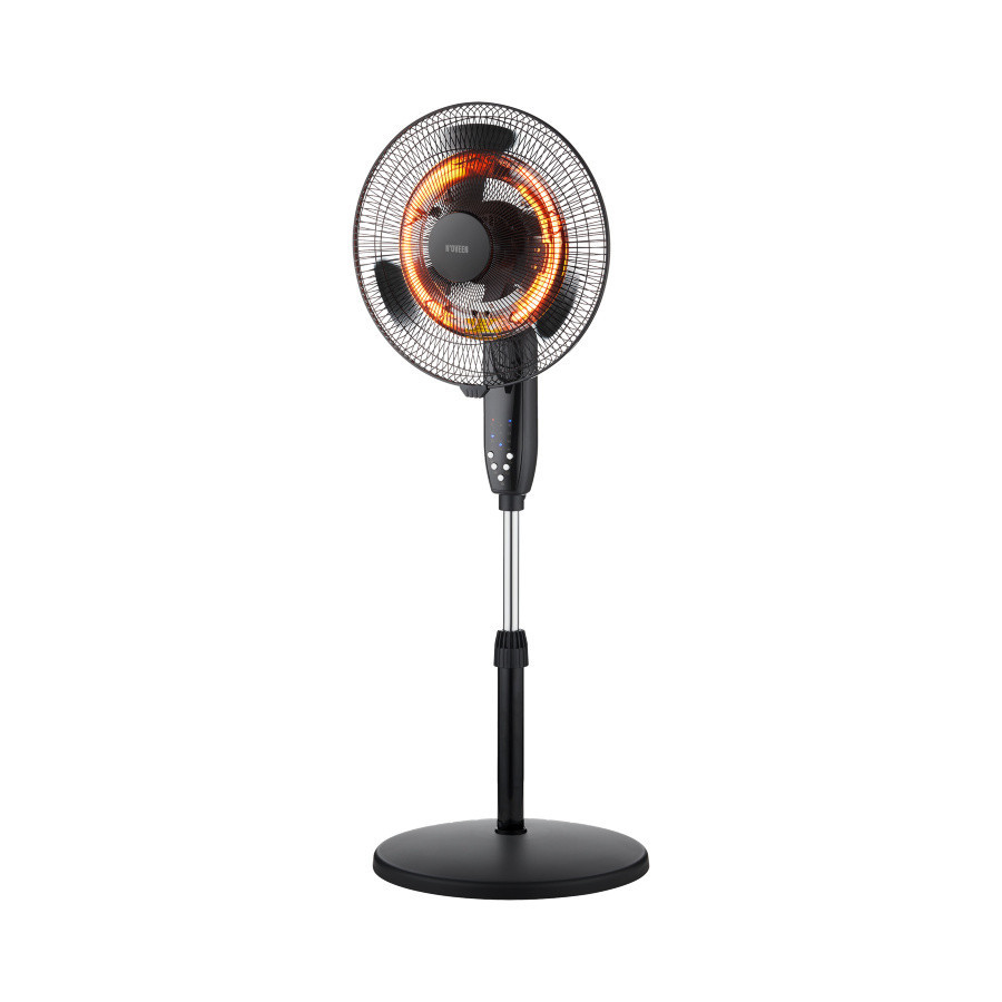 Вентилятор 2 в 1 с функцией обогрева F740 Tuya WiFi Smart X-LINE черный Одесса - изображение 7