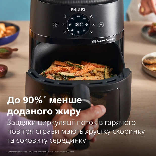 Мультипечь Philips Ovi Series 2000 NA230/00 1700 Вт черная Киев - изображение 7