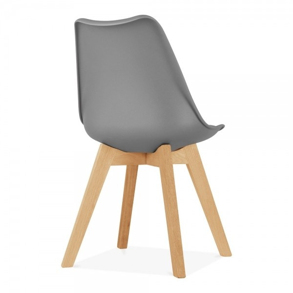 Стул Тор мягкий обеденный серый Дніпро - зображення 4