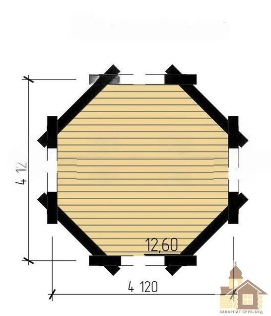 Дерев’яна церква ЗСБ-168 – замовляй свій зруб Одеса - зображення 7