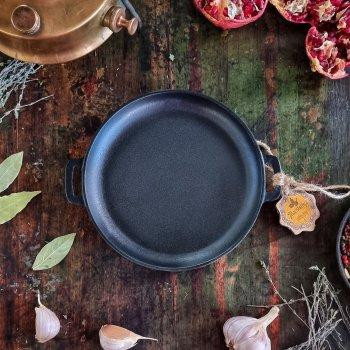 Жаровня-крышка чугунная с двумя ручками Maysternya 34х4 см Одесса - изображение 6