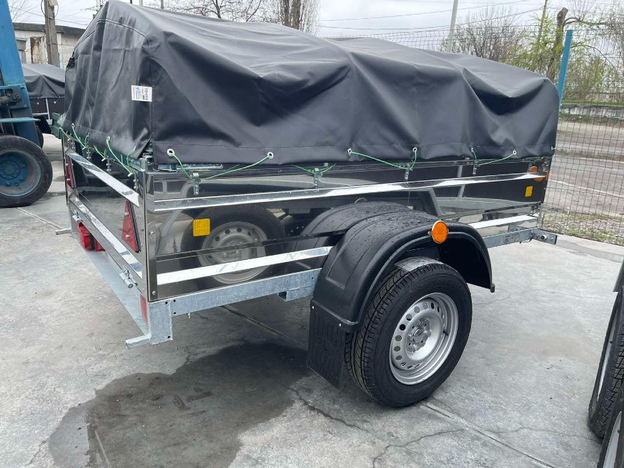Причіп новий з бортами із нержавіючої сталі "Дніпро-200х130х40" Хмельницький - зображення 1