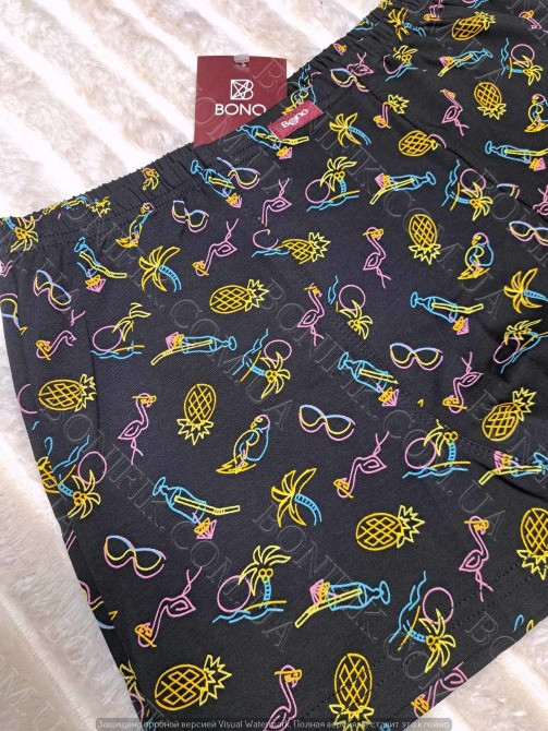 Мужские хлопковые боксеры с рисунком ТМ BONO (арт. МШ 950431) Кривой Рог - изображение 2