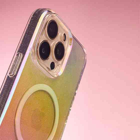 Чехол TPU Galaxy Sparkle (MagFit) для Apple iPhone 15 Pro Max (6.7") Херсон