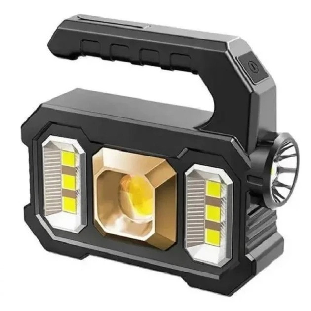 Ручний Акумуляторний Ліхтарик із сонячною панеллю та павербанком Краща ціна!!! Одеса - зображення 2