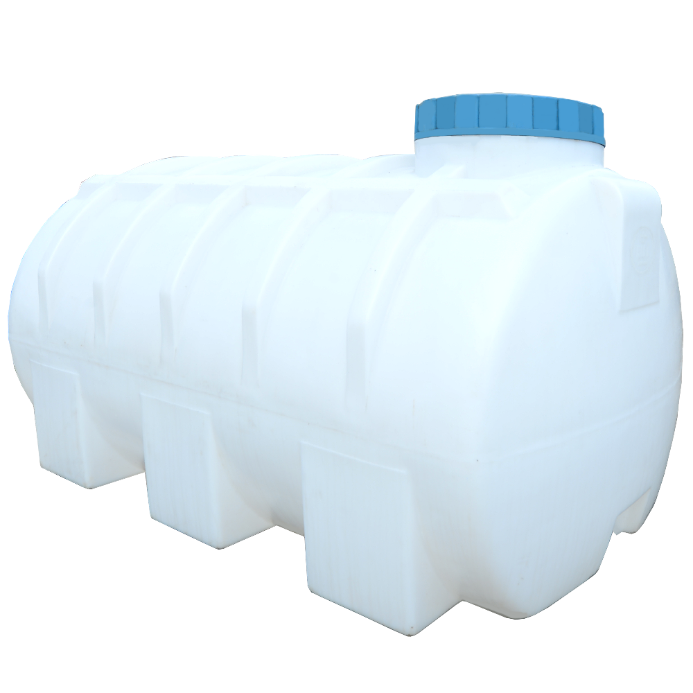 Емкость 1500 л горизонтальная ГО ПБ белая Київ - зображення 1