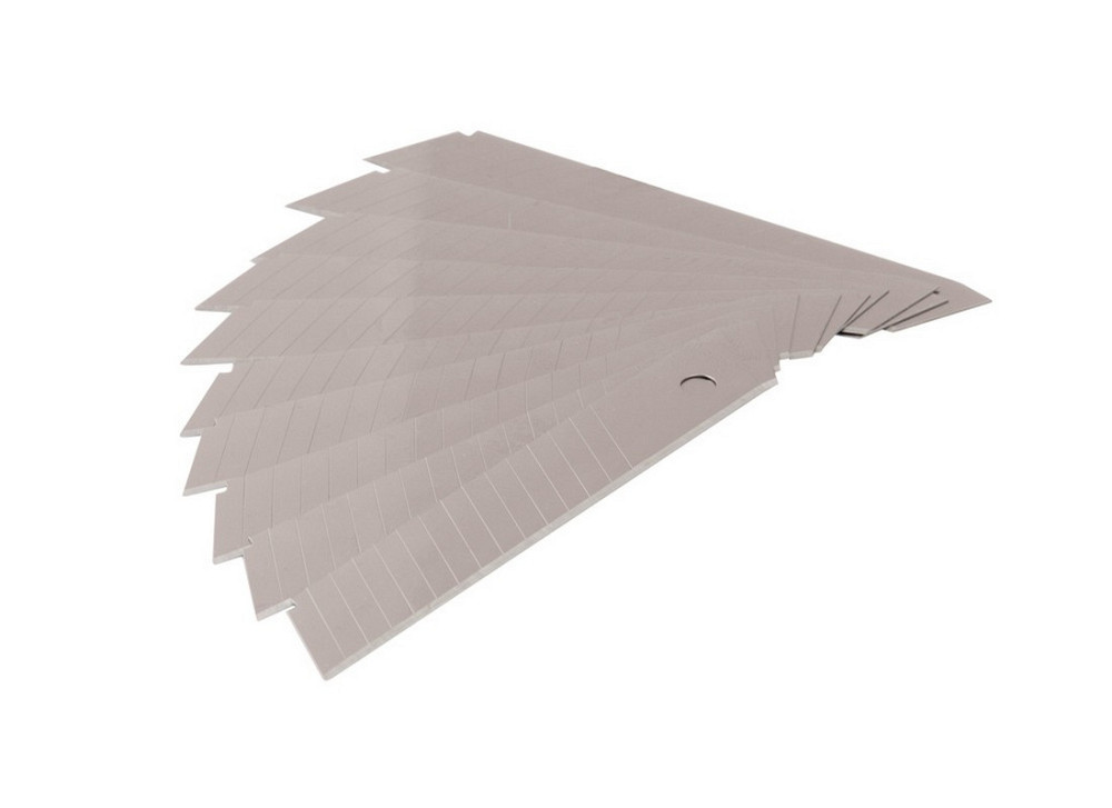 Лезвие для строительного ножа MASTERTOOL 18 мм 14 сегментов набор 10 шт 17-0547 Харків - зображення 3