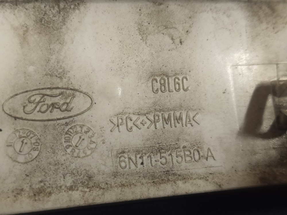 Катафот (светоотражатель) бампера задний правый Ford Fusion 2002-2006 (6N11-515B0-A) Ковель - зображення 3