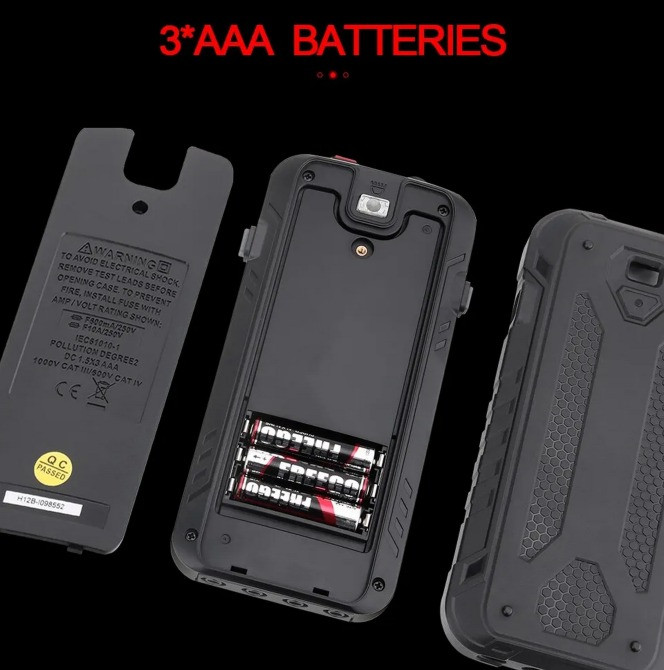 Цифровий мультиметр gvda gd128, truerms, 1000в, ac/dc вольтметр, амперметр, gd 128, кольоровий рк Кривой Рог - изображение 6