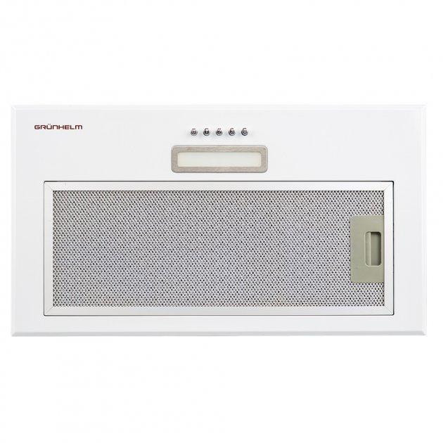 Вытяжка встраиваемая кухонная GRUNHELM GVC 020 W (650 м3/ч, белая) 128651 Київ - зображення 1
