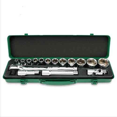 Набор головок с трещоткой TOPTUL 1/2" 16ед. (6-гр.) GCAD1601 Харків