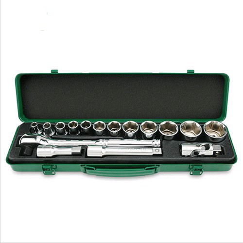 Набор головок с трещоткой TOPTUL 1/2" 16ед. (6-гр.) GCAD1601 Харків - зображення 1