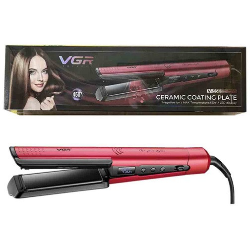 Выпрямитель для волос VGR V-550 RED 70 Вт красный Киев - изображение 1