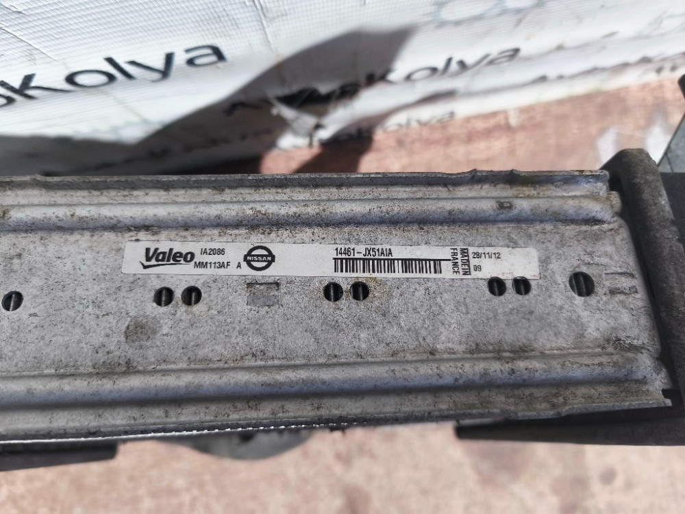 Радиатор интеркулера Nissan Note E11 1.5 dci 2005-2012 (14461-JX51AIA) Ковель - изображение 8