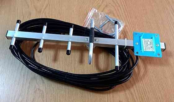 Антенна направленная YBT-900-YG (806-960 МГц) c 10 м кабеля 50 Ом и F-male разъемом 8 дБ Дніпро