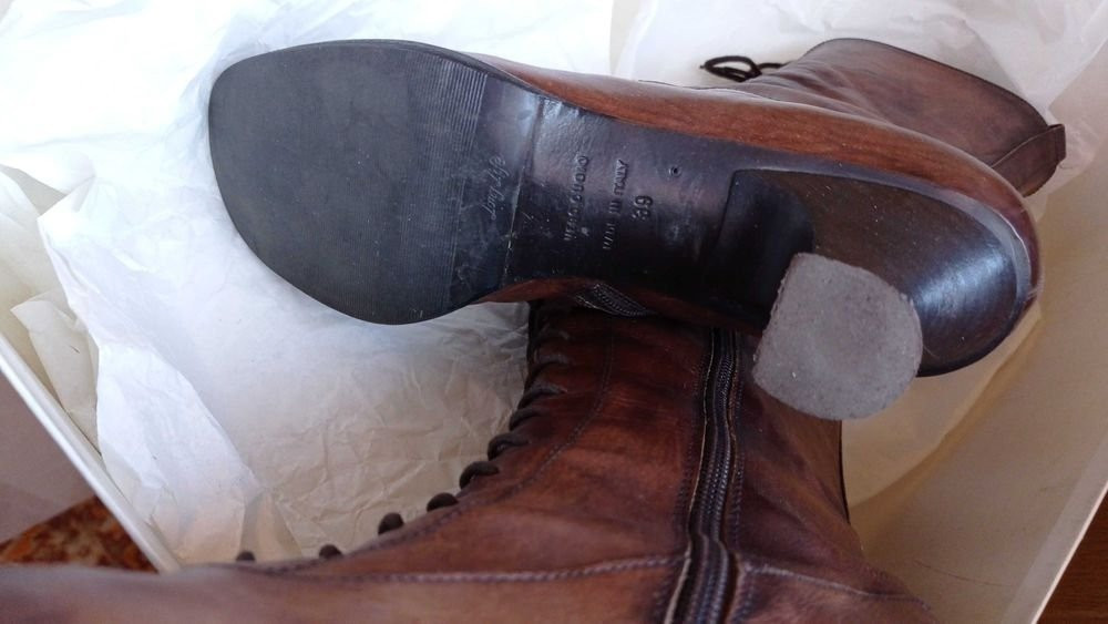 Модельные ботинки, ботильоны, полусапожки Vero Cuoio Италия р. 40 Кожа Київ - зображення 6