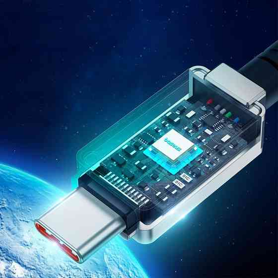 Дата кабель Baseus Unbreakable Series Fast Charging Type-C to Type-C 100W 1m (P10355800111-0) Херсон