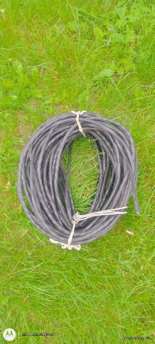 Кабель алюмінієвий чотирьох жильний 4*3мм,38метрів.Виробництво срср. Лысянка - изображение 1