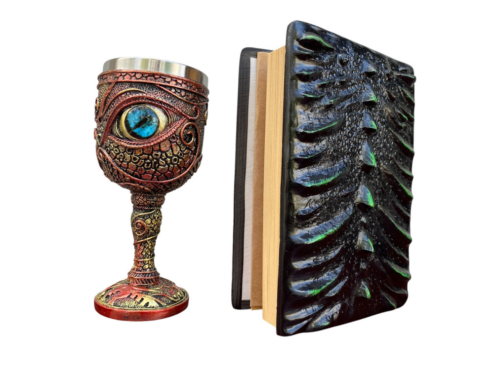 Подарочный набор Бокал 3 Глаз и Блокнот 3 «Око Лесного Дракона» (код 00658) Київ - зображення 4