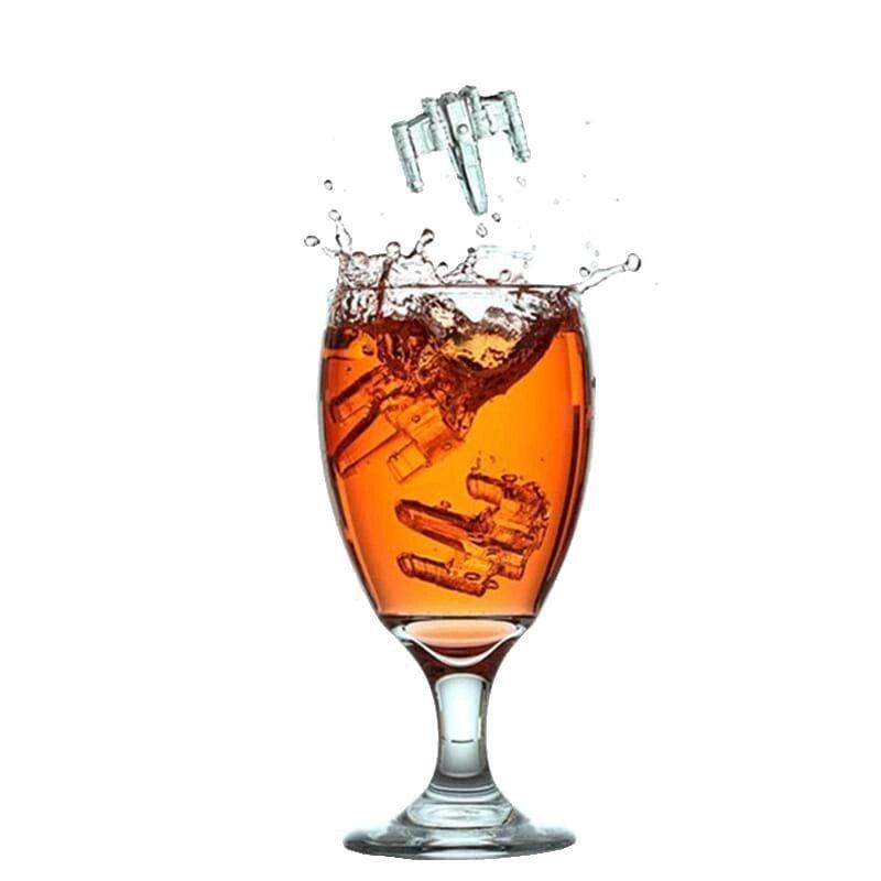 Силиконовая 3 форма для льда Звездный истребитель - (код 00200) Киев - изображение 5